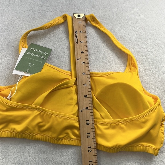 NWT Andie Swim Yellow L The Marina Top SUNB Racerback Swimsuit Top - Picture 6 of 11